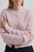 Load image into Gallery viewer, SECOND FEMALE ANDREA LS RIB CARDIGAN SEPIA ROSE