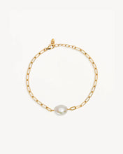 Load image into Gallery viewer, BY CHARLOTTE GOLD BREATHE PEARL BRACELET