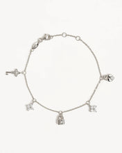Load image into Gallery viewer, BY CHARLOTTE SILVER LOVE UNLOCKED CHARM BRACELET
