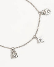 Load image into Gallery viewer, BY CHARLOTTE SILVER LOVE UNLOCKED CHARM BRACELET