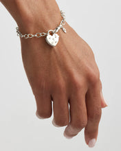 Load image into Gallery viewer, BY CHARLOTTE SILVER LOVE UNLOCKED PADLOCK BRACELET