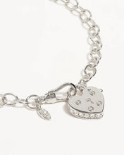 Load image into Gallery viewer, BY CHARLOTTE SILVER LOVE UNLOCKED PADLOCK BRACELET