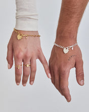 Load image into Gallery viewer, BY CHARLOTTE SILVER LOVE UNLOCKED PADLOCK BRACELET