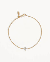 Load image into Gallery viewer, BY CHARLOTTE GOLD CRYSTAL BLOOM BRACELET