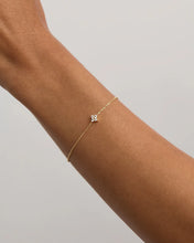 Load image into Gallery viewer, BY CHARLOTTE GOLD CRYSTAL BLOOM BRACELET