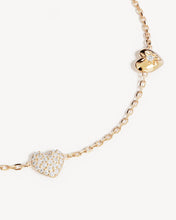 Load image into Gallery viewer, BY CHARLOTTE GOLD YOU HAVE MY HEART CHARM BRACELET