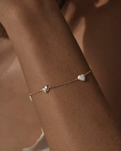 Load image into Gallery viewer, BY CHARLOTTE GOLD YOU HAVE MY HEART CHARM BRACELET