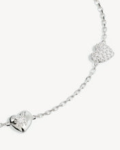 Load image into Gallery viewer, BY CHARLOTTE SILVER YOU HAVE MY HEART CHARM BRACELET