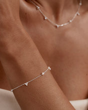 Load image into Gallery viewer, BY CHARLOTTE SILVER MOONLIT BLOOM PEARL BRACELET