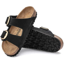Load image into Gallery viewer, BIRKENSTOCK ARIZONA BIG BUCKLE NUBUCK BLACK