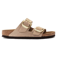 Load image into Gallery viewer, BIRKENSTOCK ARIZONA BIG BUCKLE NUBUCK SANDCASTLE