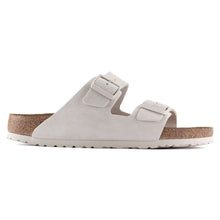 Load image into Gallery viewer, BIRKENSTOCK ARIZONA SFB SUEDE (REGULAR) ANTIQUE WHITE