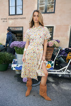 Load image into Gallery viewer, LOLLYS LAUNDRY BLAKE MIDI DRESS FLOWER PRINT