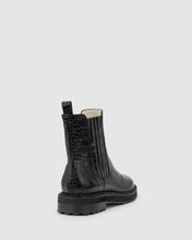 Load image into Gallery viewer, CHAOS & HARMONY CIRCUIT BOOT BLACK CROC