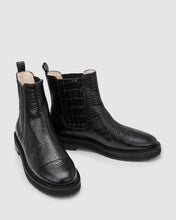 Load image into Gallery viewer, CHAOS & HARMONY CIRCUIT BOOT BLACK CROC