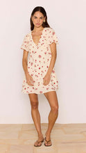 Load image into Gallery viewer, MINK PINK CLEMENCE MINI DRESS CREAM/RED FLORAL