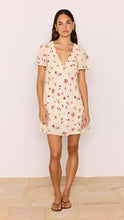 Load image into Gallery viewer, MINK PINK CLEMENCE MINI DRESS CREAM/RED FLORAL