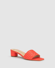 Load image into Gallery viewer, CHAOS & HARMONY CLEO HEEL RED WEAVE