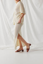 Load image into Gallery viewer, CHAOS & HARMONY CLEO HEEL TAN WEAVE