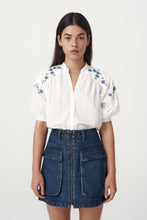 Load image into Gallery viewer, ROWIE CORA SPRING BLOUSE COBALT ETOILE