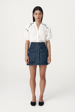 Load image into Gallery viewer, ROWIE CORA SPRING BLOUSE COBALT ETOILE