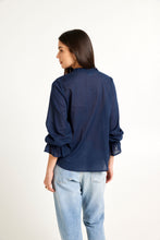 Load image into Gallery viewer, TUESDAY DIAMOND TOP NAVY
