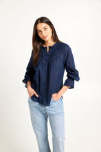 Load image into Gallery viewer, TUESDAY DIAMOND TOP NAVY