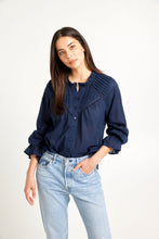 Load image into Gallery viewer, TUESDAY DIAMOND TOP NAVY