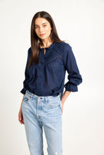 Load image into Gallery viewer, TUESDAY DIAMOND TOP NAVY