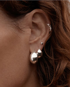 BY CHARLOTTE SILVER SUNKISSED SMALL HOOPS