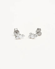 Load image into Gallery viewer, BY CHARLOTTE SILVER MIST STUD EARRINGS