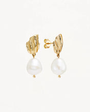 Load image into Gallery viewer, BY CHARLOTTE GOLD MOONLIT TIDES PEARL DROP EARRING