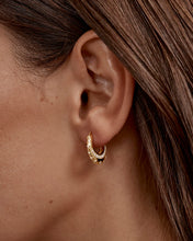 Load image into Gallery viewer, BY CHARLOTTE GOLD MY MOON AND STARS HOOPS