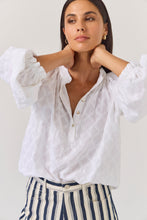 Load image into Gallery viewer, TUESADY ARTIST TOP WHITE DECO