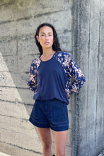 Load image into Gallery viewer, KETZ-KE BLUEBELL TOP NAVY

