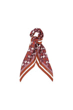 Load image into Gallery viewer, KAREN WALKER MONOGRAM LARGE CHECK CLASSIC SCARF PLUM MULTI
