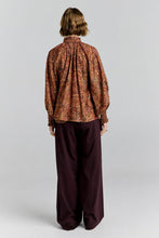 Load image into Gallery viewer, KAREN WALKER PROVINCE BLOUSE BURGUNDY MULTI