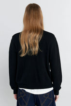 Load image into Gallery viewer, KAREN WALKER ELODIE CARDIGAN BLACK