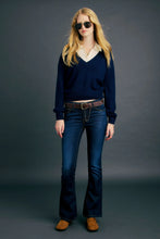 Load image into Gallery viewer, KAREN WALKER COLETTE SWEATER NAVY