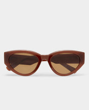 Load image into Gallery viewer, LUV LOU THE POPPY SUNGLASS CHOCOLATE