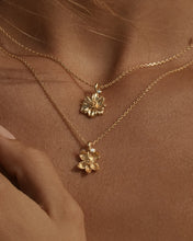 Load image into Gallery viewer, BY CHARLOTTE BIRTH FLOWER NECKLACE - VIOLET FEBRUARY