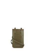 Load image into Gallery viewer, KAREN WALKER FILIGREE PHONE POUCH DARK OLIVE
