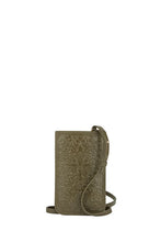 Load image into Gallery viewer, KAREN WALKER FILIGREE PHONE POUCH DARK OLIVE