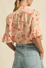 Load image into Gallery viewer, ZOE KRATZMANN FLUCTUATE TOP CHERRY TULIP