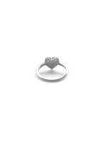 Load image into Gallery viewer, STOLEN GIRLFRIENDS CLUB SILVER HEART IS FULL MINI RING