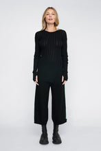 Load image into Gallery viewer, TAYLOR ROUNDED VENEER TUNIC BLACK