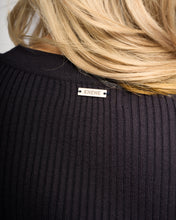 Load image into Gallery viewer, KNEWE LUXE SWEATER INK/WINTER WHITE