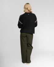 Load image into Gallery viewer, KNEWE LENNOX SWEATER BLACK/WINTER WHITE