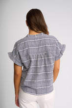 Load image into Gallery viewer, KNEWE ADDISON TOP INK GINGHAM