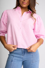 Load image into Gallery viewer, KNEWE EMMETT SHIRT PINK STRIPE